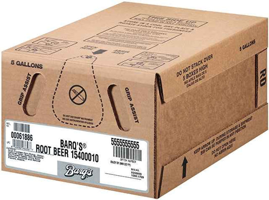 SYRUP, FOUNTAIN ROOT BEER BARQS 5:1 BAG-IN-BOX