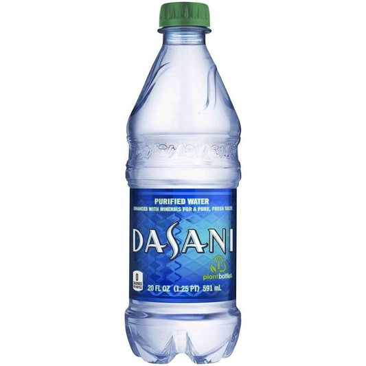 DASANI WATER, PURIFIED PET PLASTIC BOTTLE (24/20)OZ (30LBS)