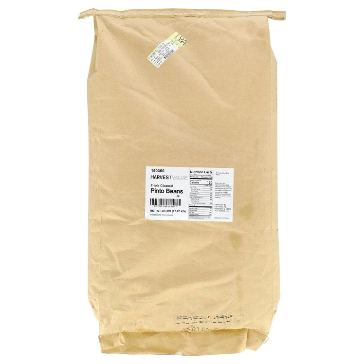 BEAN, PINTO DRIED TRIPLE CLEANED  50 LB BAG