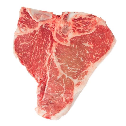 BEEF, STEAK T-BONE 1174 1" TAIL SOLUTION ADDED 15% RAW FROZ/EN (16/10 OZ) 10lb