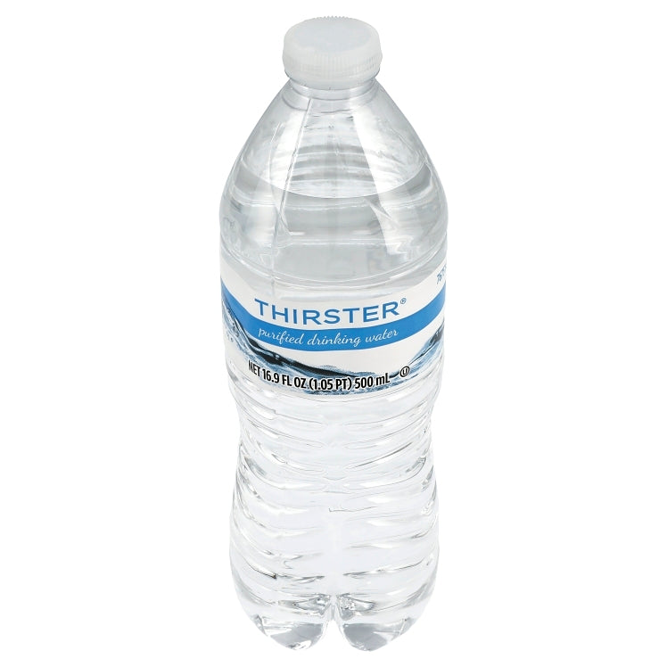 WATER, PURIFIED PLASTIC BOTTLE TWIST CAP SHELF STABLE 24/16.9OZ