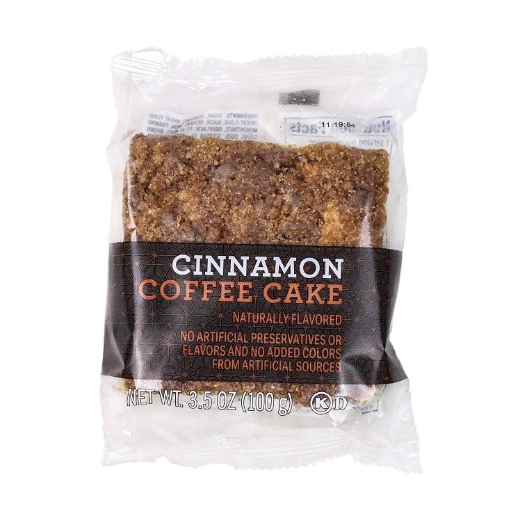 CAKE, COFFEE CINNAMON CRUMB NOT ICED 3.5 OZ SS UNSLICED IW FROZEN(4.6LB)ZEN