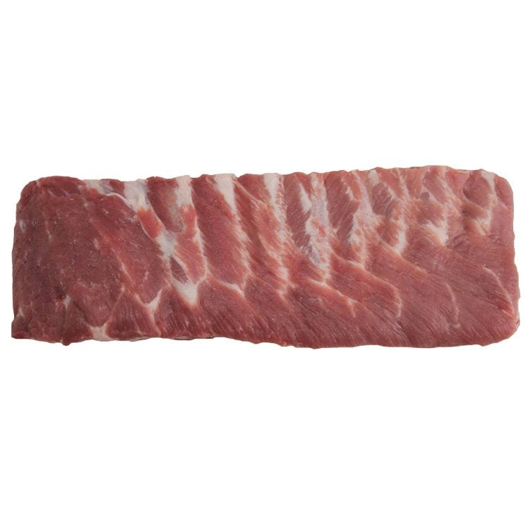 PORK, SPARERIB ST. LOUIS WIDE CUT 3.25 LB UP UNPEELED RAW FRESH-TO-FROZEN 4